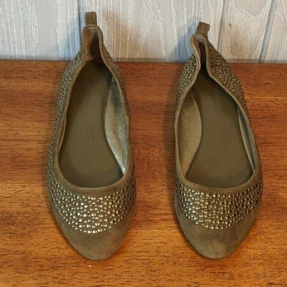 Banana Republic ballet flats studded sz 7M - Picture 5 of 7